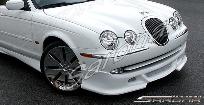 Custom Jaguar S Type  Sedan Front Lip/Splitter (2000 - 2004) - $395.00 (Part #JG-004-FA)